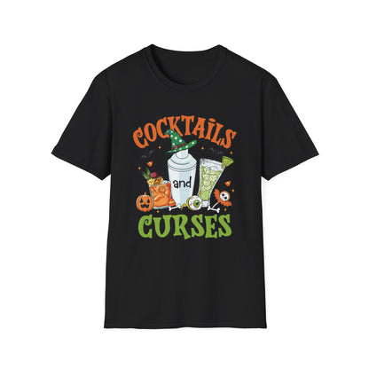 "Cocktails and Curses" Softstyle T-Shirt