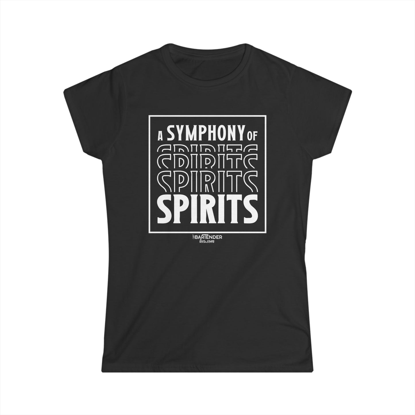 "A symphony of spirits" Women's Bartender Tee