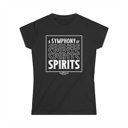 "A symphony of spirits" Women's Bartender Tee