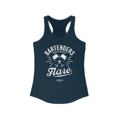 "Bartenders do it with flair" Women's Bartender Tank Tops