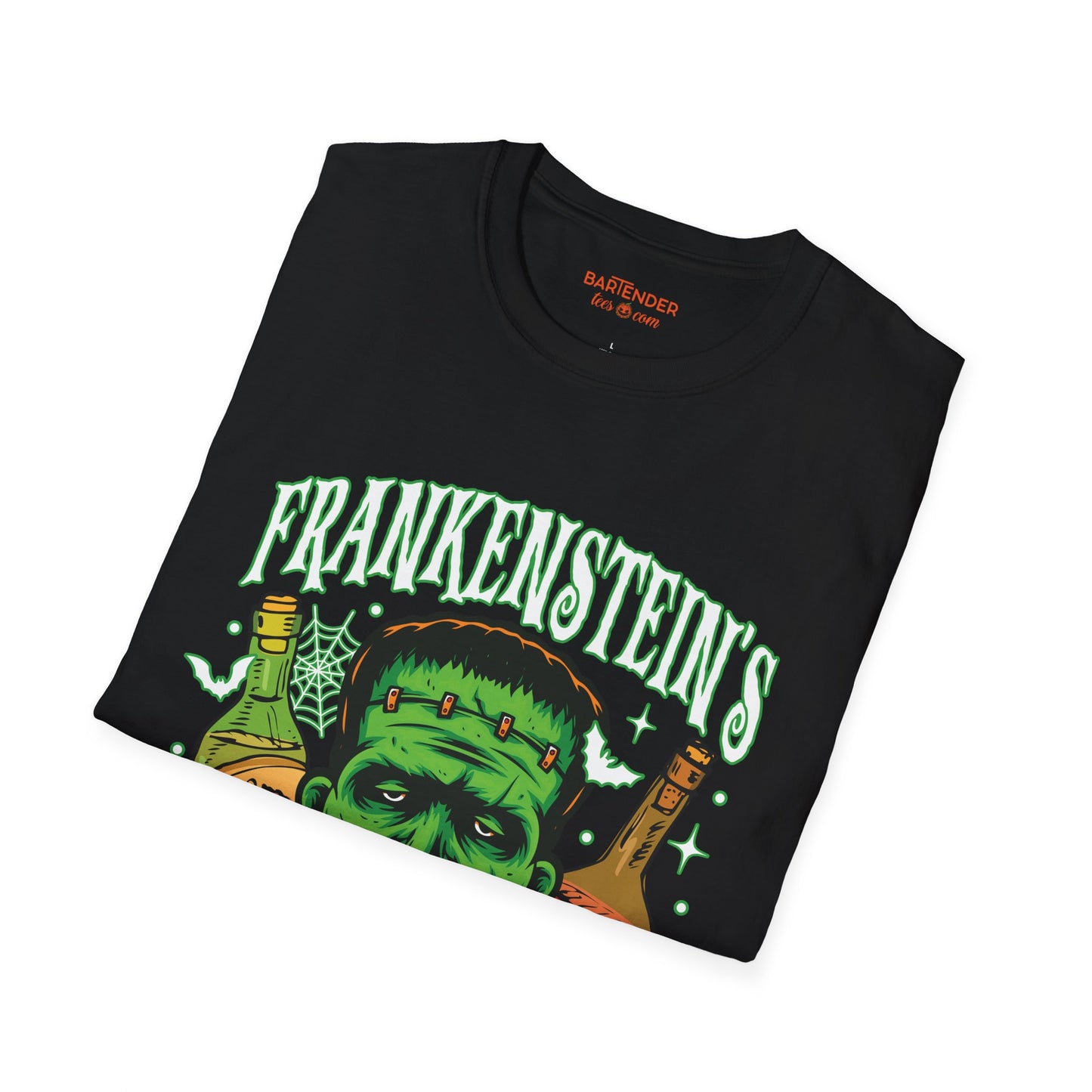 "Frankensteins Bar Crawl" Halloween Bartender Softstyle T-Shirt