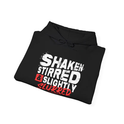 "shaken stirred and slightly stirred" Bartender Hooded Sweatshirt