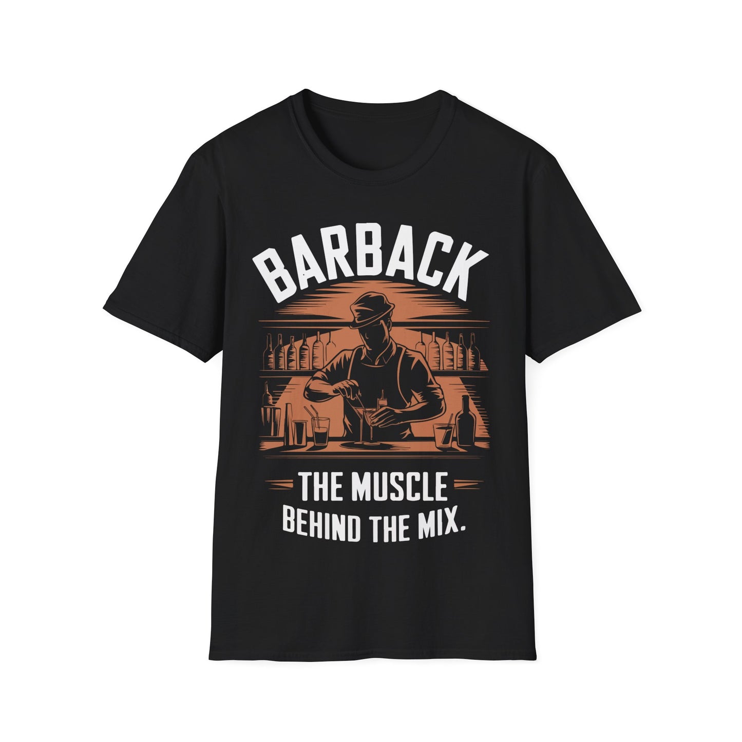 "Barback: The Muscle Behind the Mix" Softstyle T-Shirt