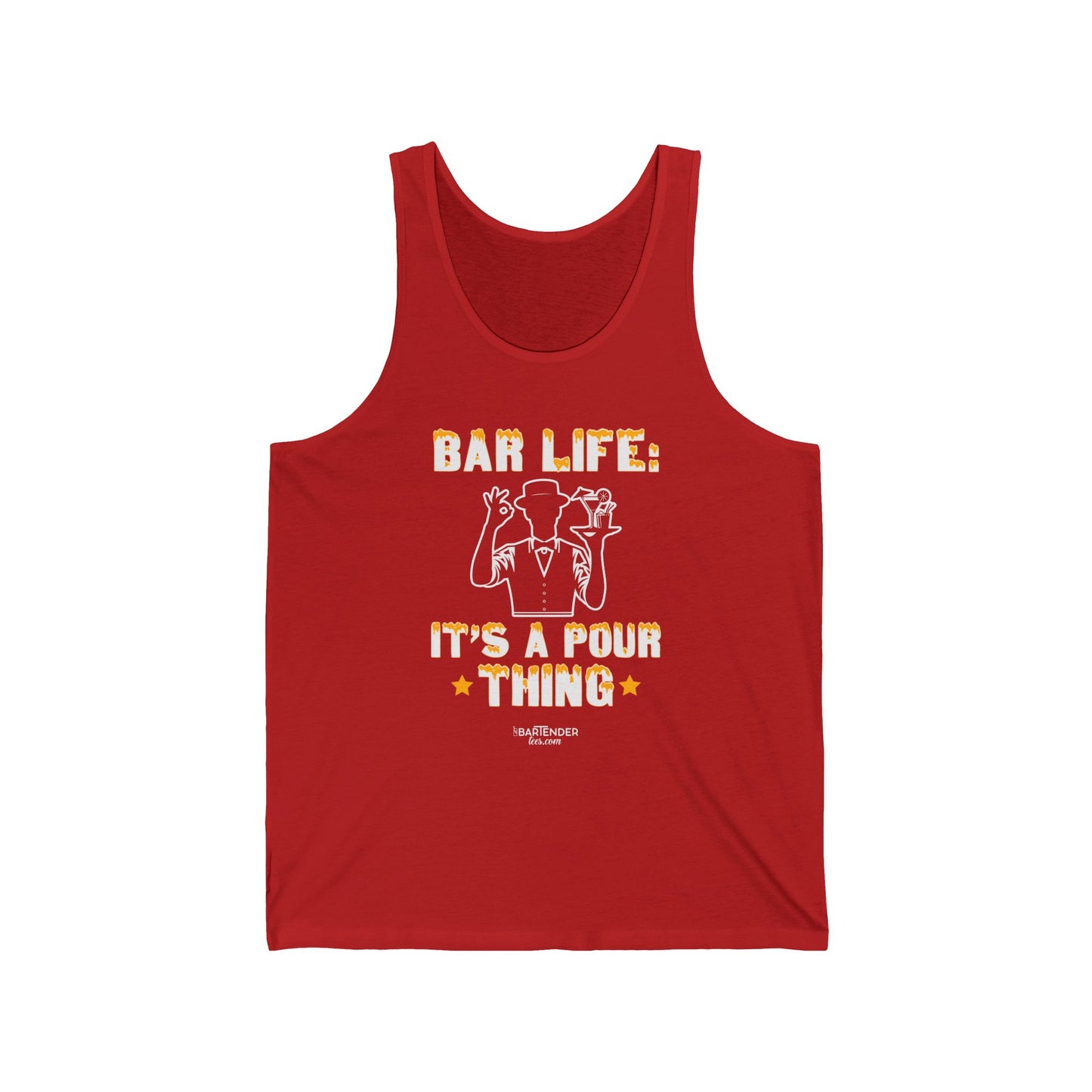 "Bar Life its a pour thing" Men’s Bartender Tank Top