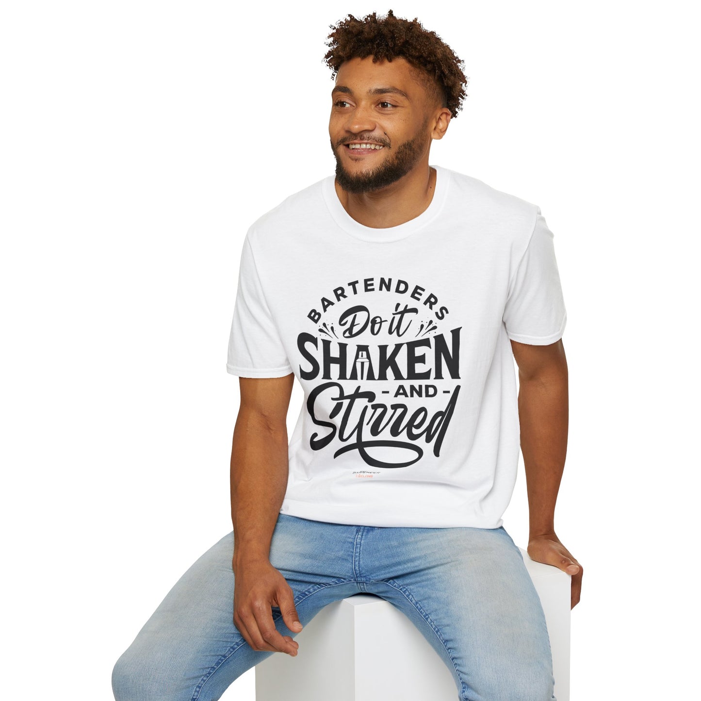 "Bartenders do it Shaken and Stirred" Men's Bartender Tee