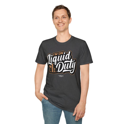 "I'm on Liquid Duty" Men's Bartender Tee