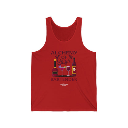 "Alchemy of Spirits-Bartender" Men’s Bartender Tank Top