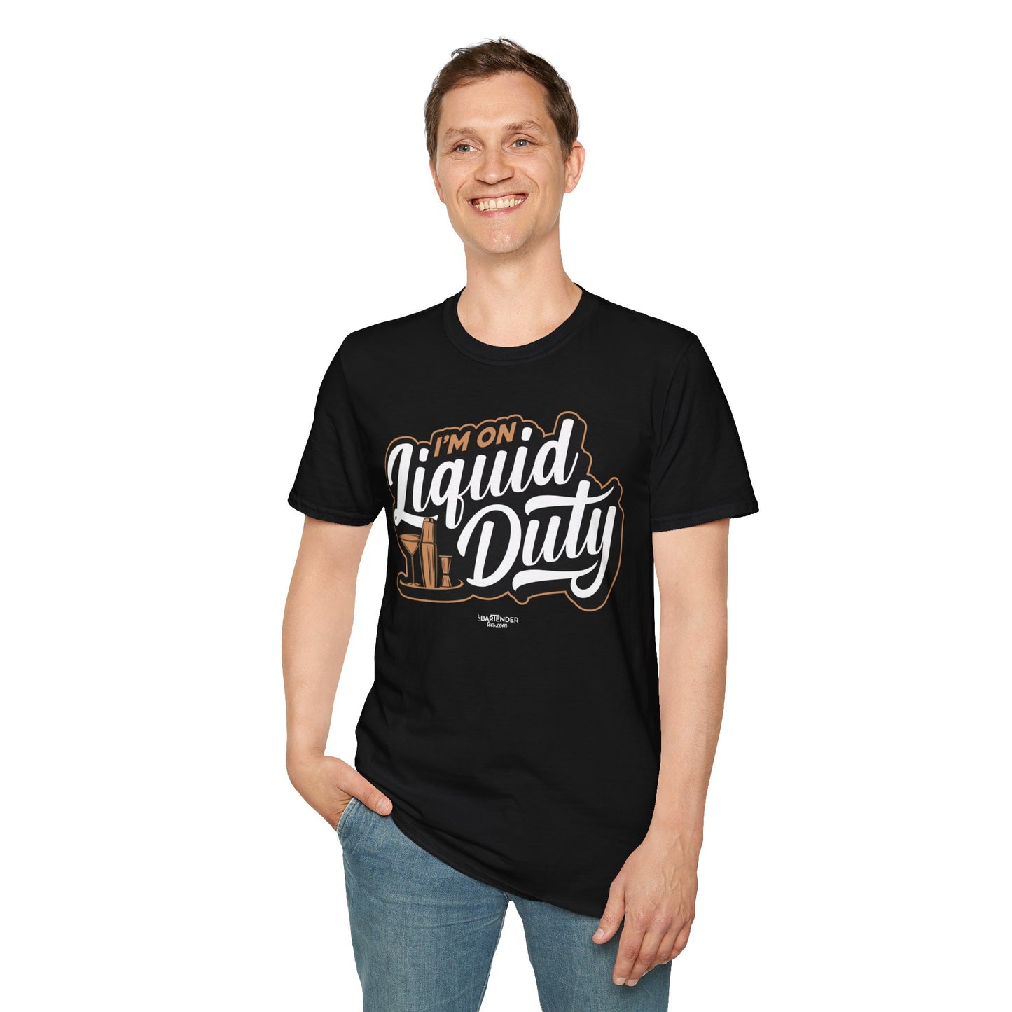 "I'm on Liquid Duty" Men's Bartender Tee