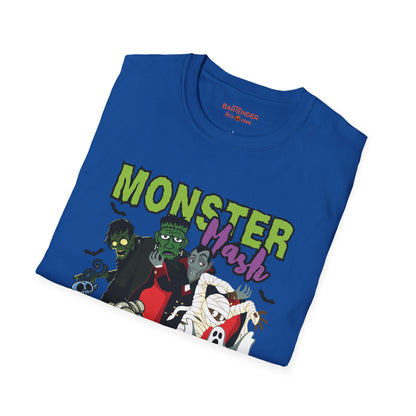 "Monster Mash Mixologist" Halloween Bartender Softstyle T-Shirt