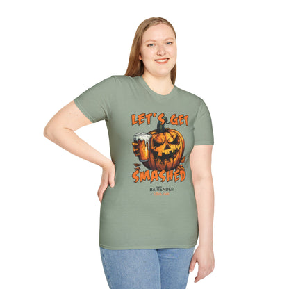 “Let’s Get Smashed”  v2 Halloween Bartender Tee