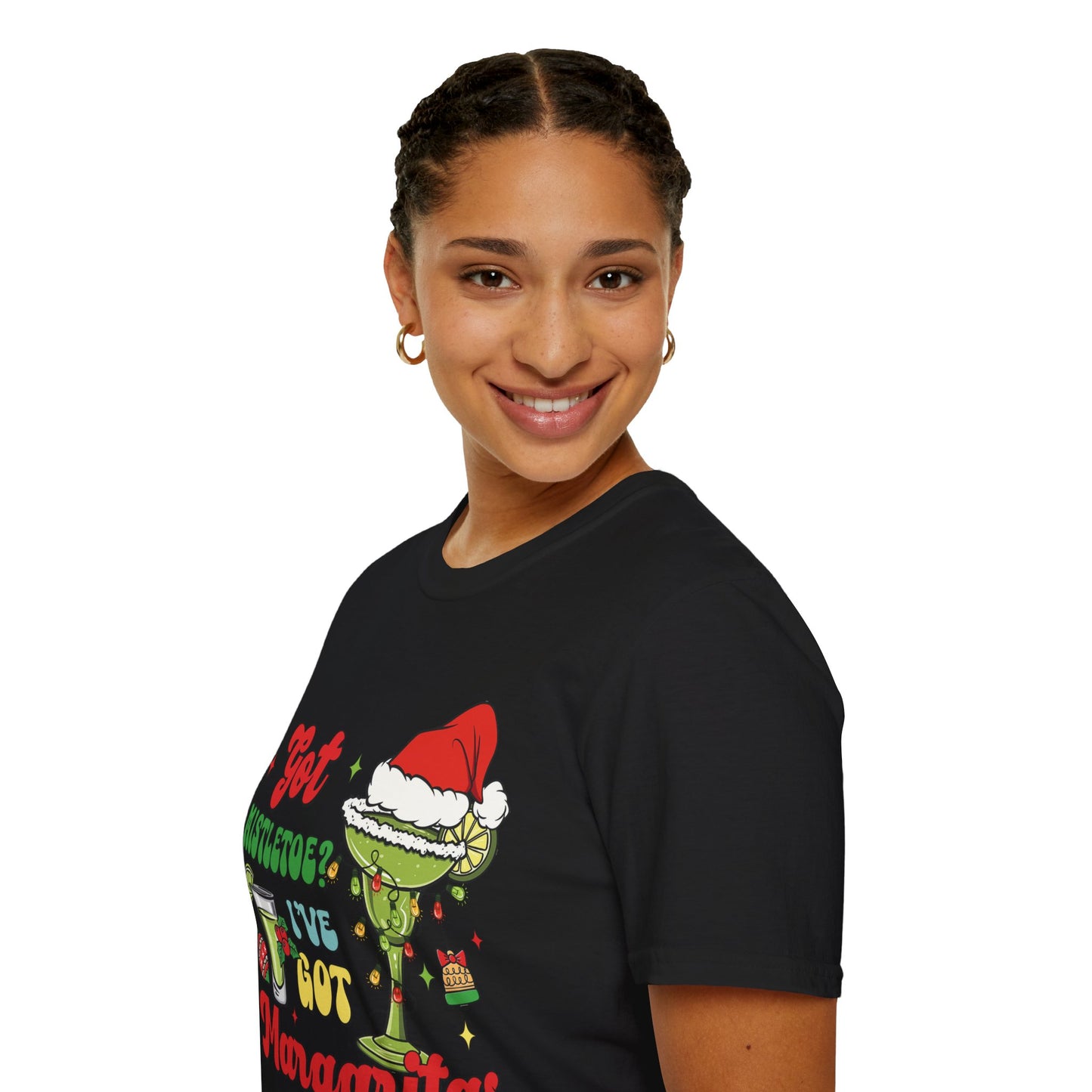 "Got Mistletoe? I've Got Margaritas" Unisex Softstyle T-Shirt