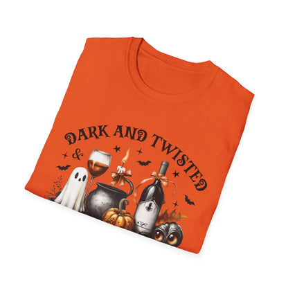 "Dark and Twisted" Softstyle Unisex Halloween T-Shirt