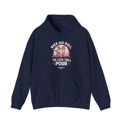 "Rack and roll let the good times pour" Bartender Hooded Sweatshirt