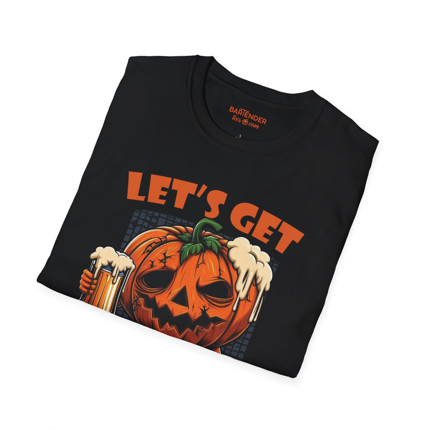 "Lets Get Smashed" Halloween Bartender Softstyle T-Shirt