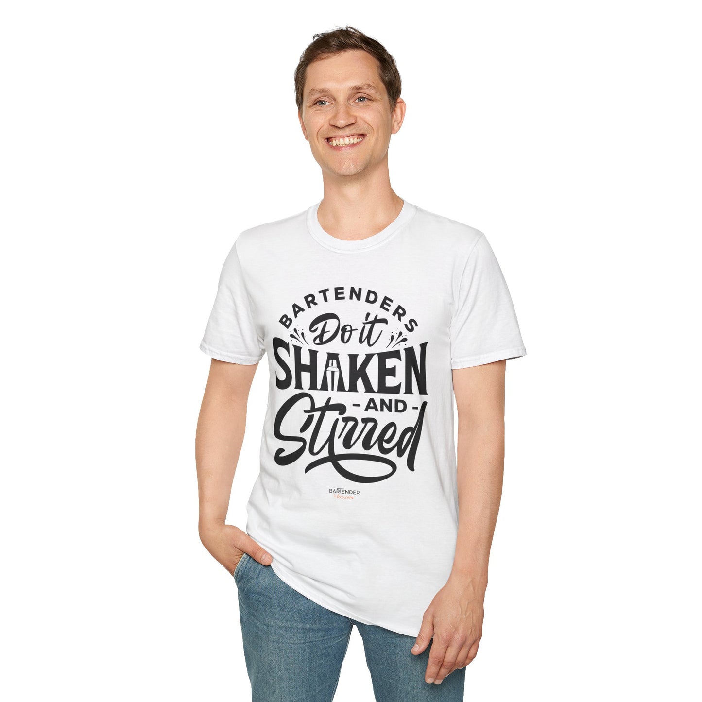 "Bartenders do it Shaken and Stirred" Men's Bartender Tee