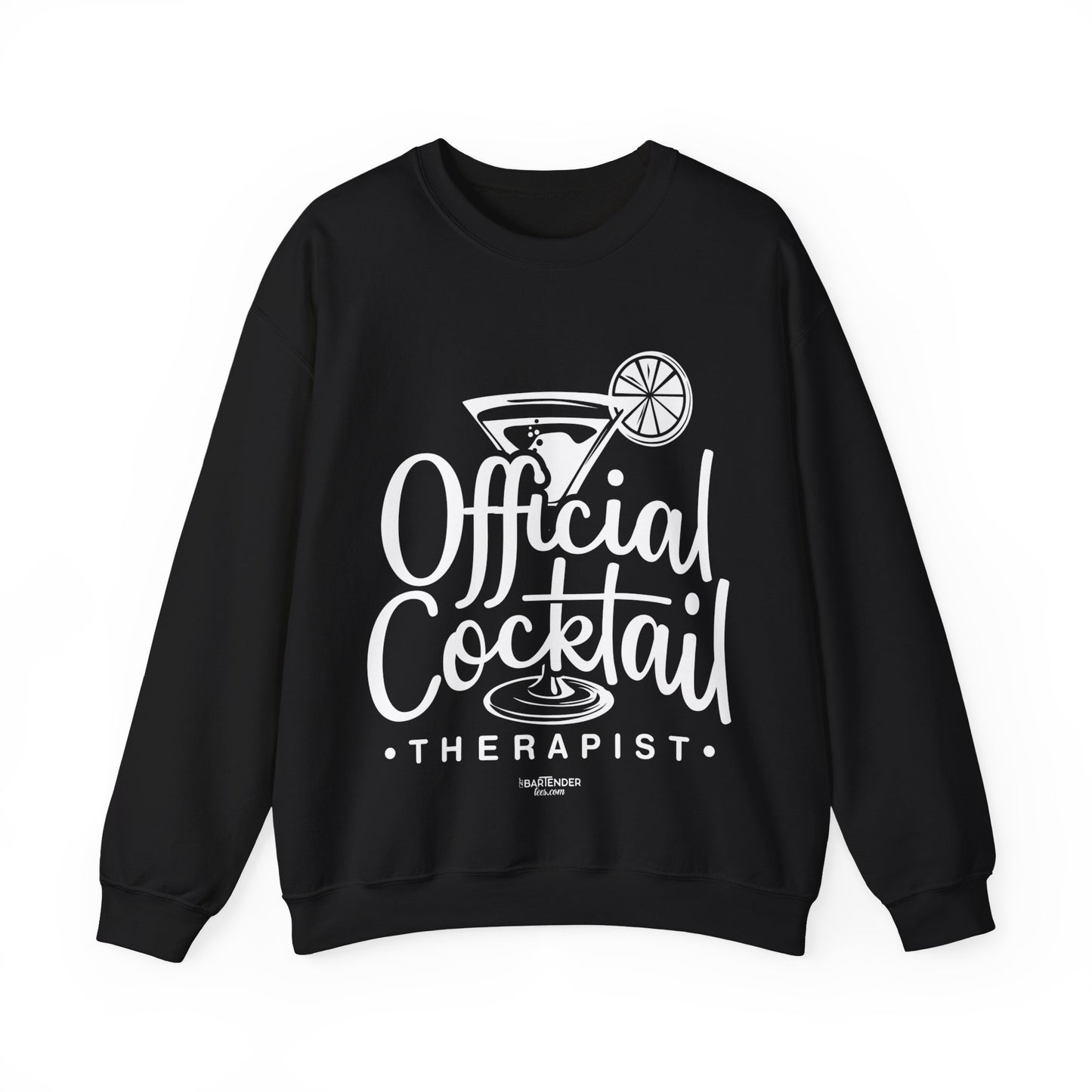 "Official Cocktail Therapist" Bartender Sweatshirt