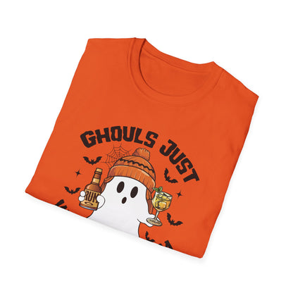 "Ghouls Just Wanna Have Rum" Softstyle Unisex Halloween T-Shirt