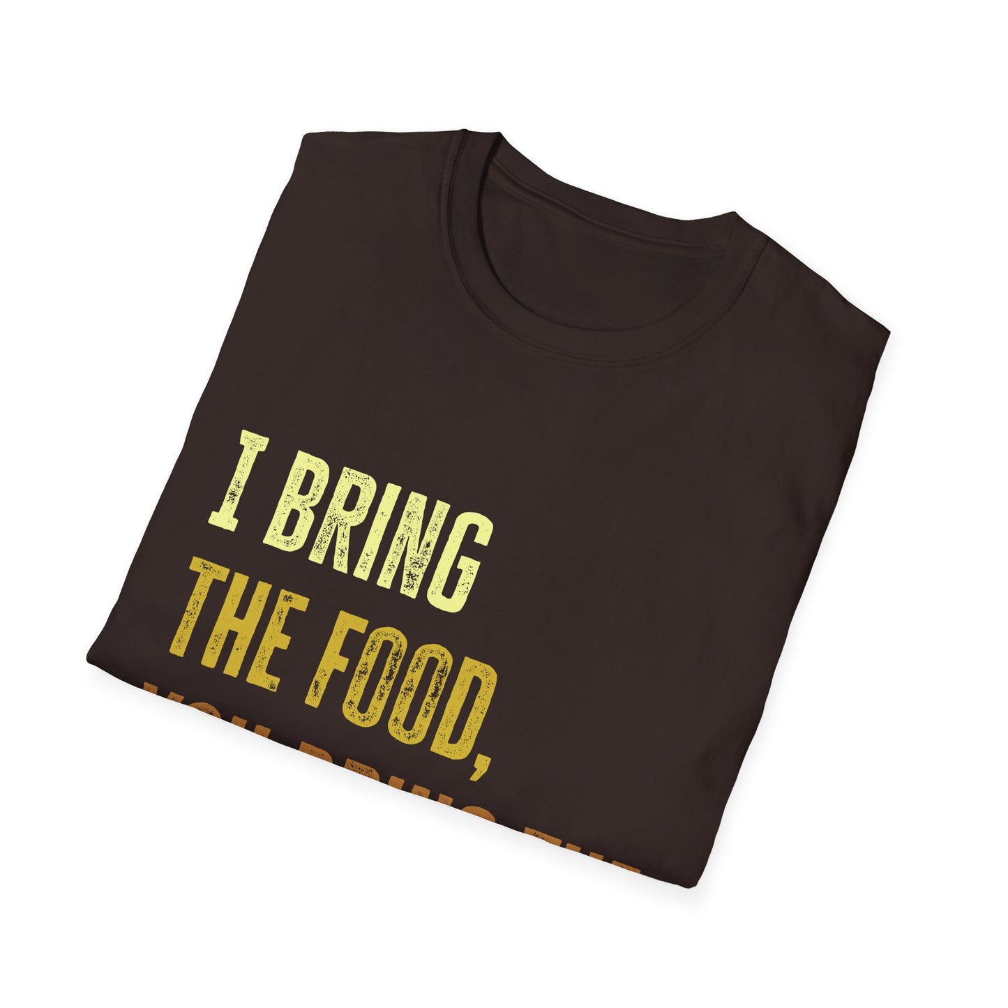 "I bring the food your bring the attitude" Men's Bartender Softstyle T-Shirt