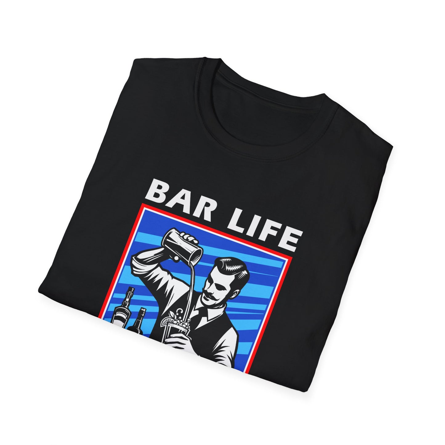 "Bar Life Where my Pour Choices Shine" Men's Bartender Tee