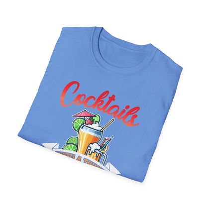 "Cocktails with a Twist of Temptation" Bartender T-shirt