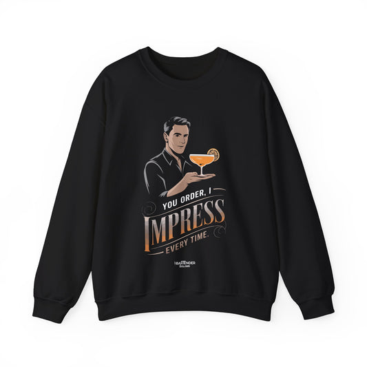 "Tough on trouble easy on fun" Bartender Sweatshirt