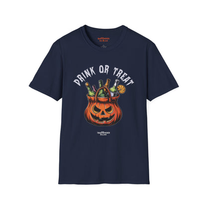 "Drink Or Treat" Halloween Bartender Softstyle T-Shirt