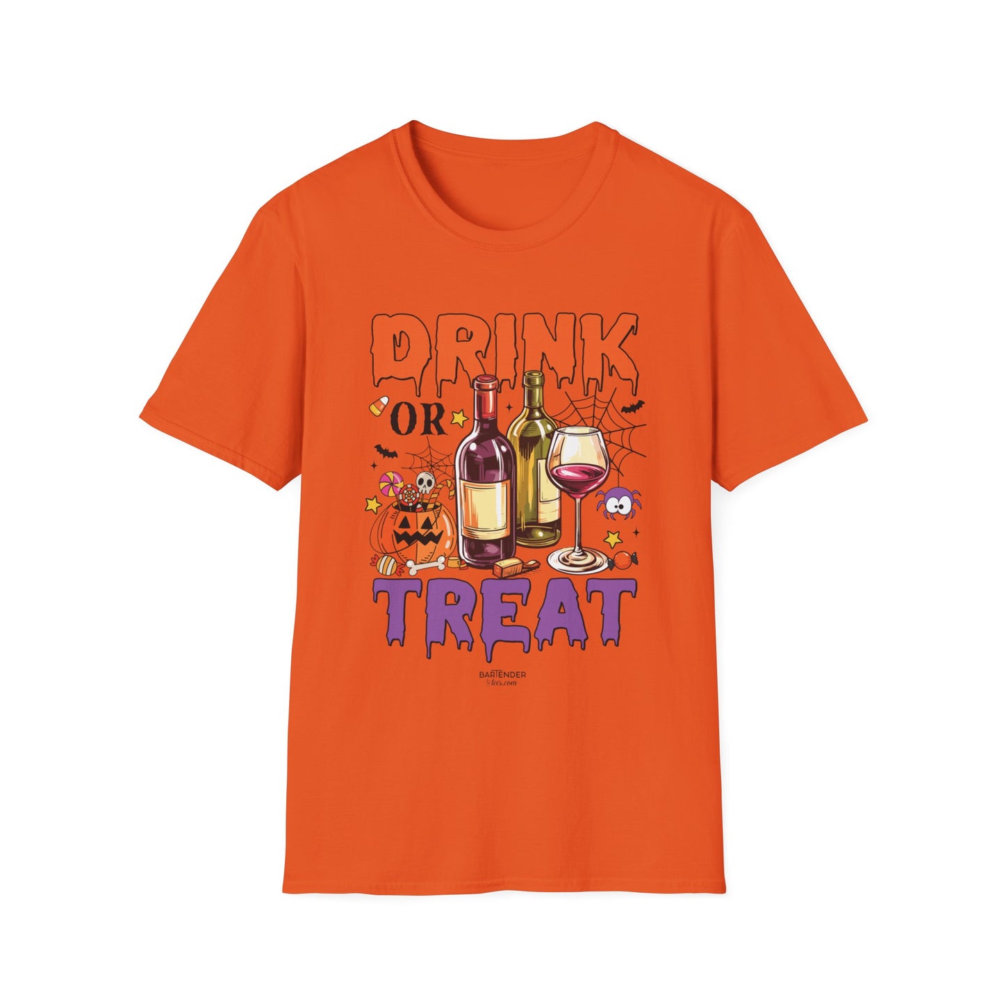 "Drink or Treat" Softstyle Halloween T-Shirt