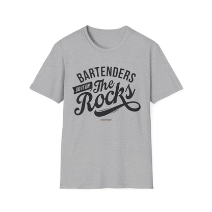 "Bartenders do it on the Rocks" Men's Bartender Tee