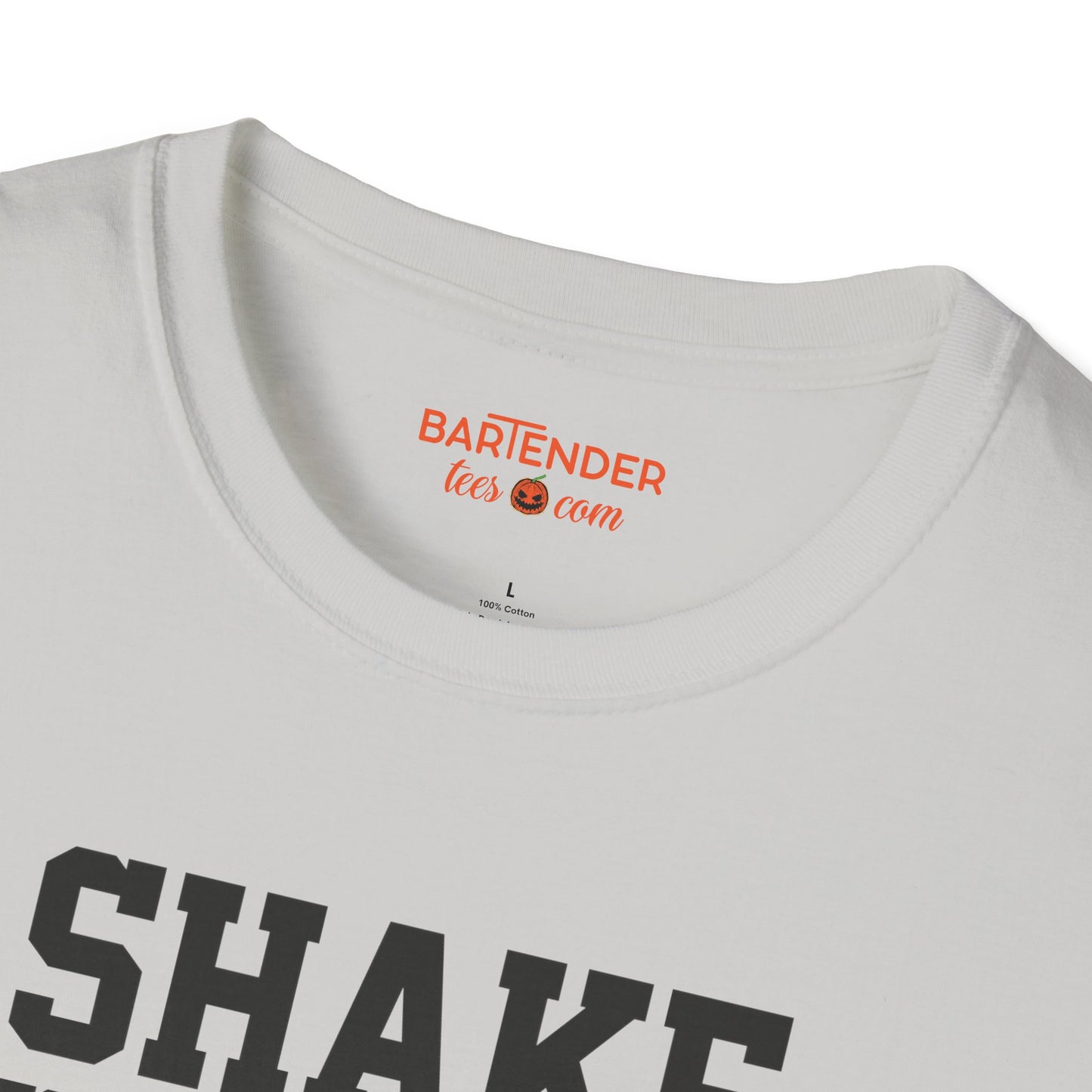 "Shake Rattle and Pour" Halloween Bartender Softstyle T-Shirt