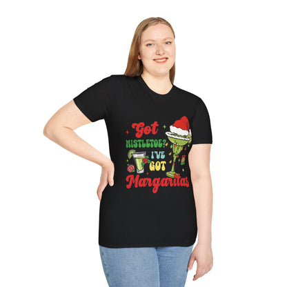 "Got Mistletoe? I've Got Margaritas" Unisex Softstyle T-Shirt