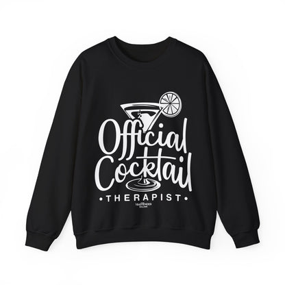 "Official Cocktail Therapist" Bartender Sweatshirt