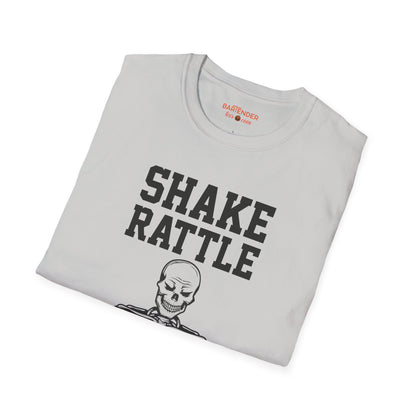 "Shake Rattle and Pour" Halloween Bartender Softstyle T-Shirt