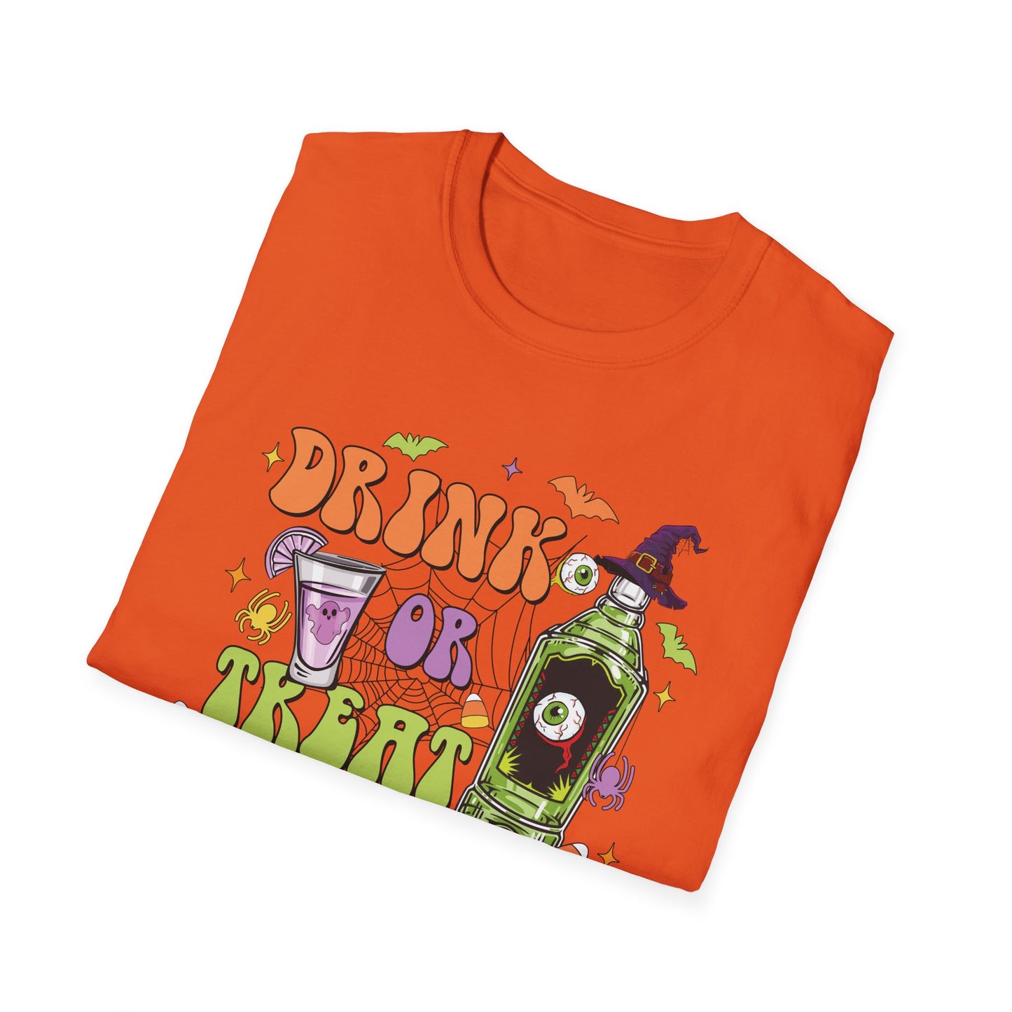 "Drink or Treat Motherf*er" Softstyle Unisex Halloween T-Shirt