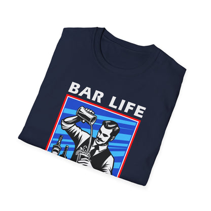 "Bar Life Where my Pour Choices Shine" Men's Bartender Tee