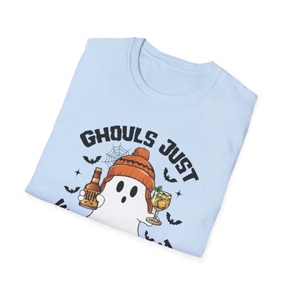 "Ghouls Just Wanna Have Rum" Softstyle Unisex Halloween T-Shirt