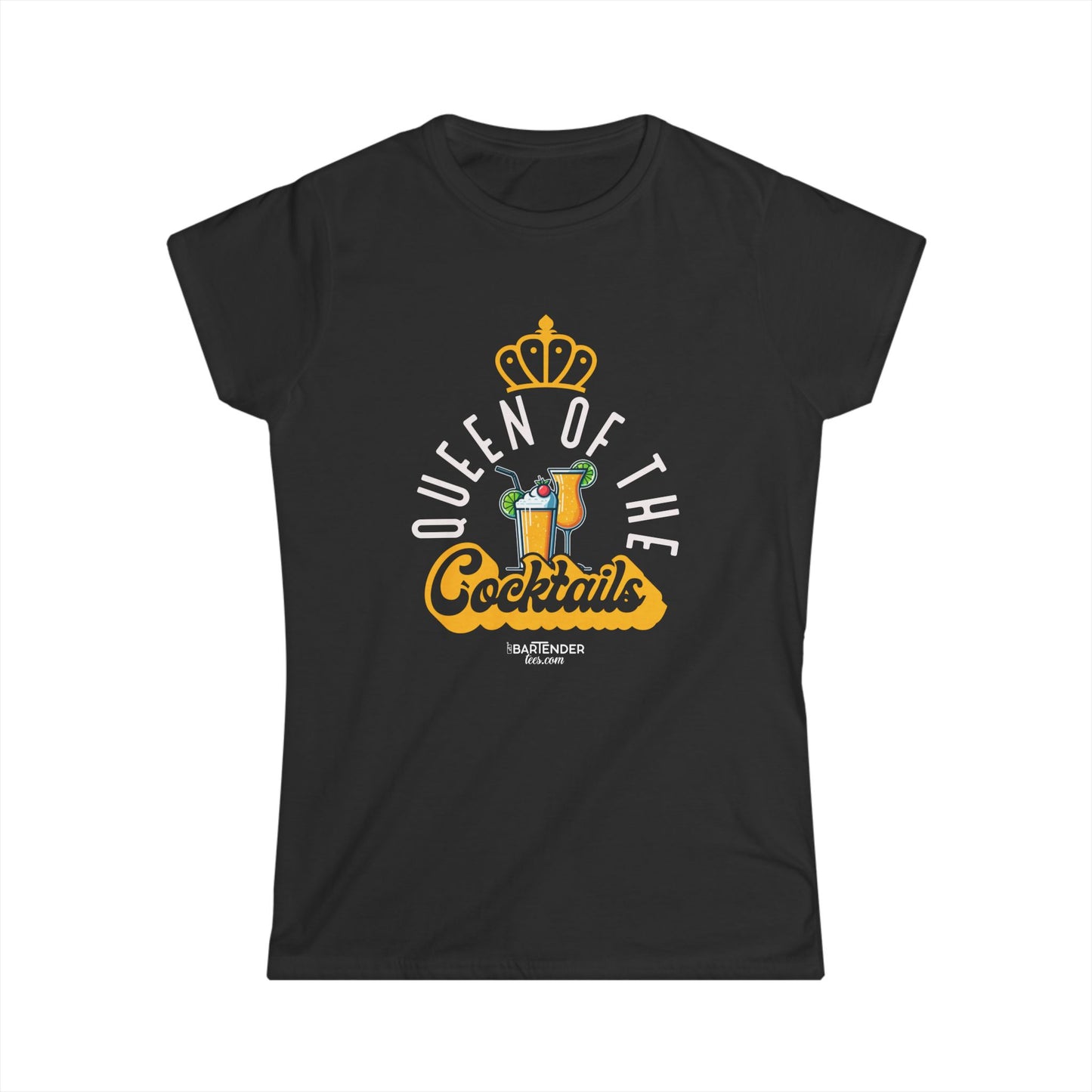 "Queen of the cocktail" Women's Bartender Tee