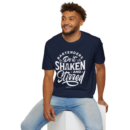 "Bartenders do it Shaken and Stirred" Men's Bartender Tee