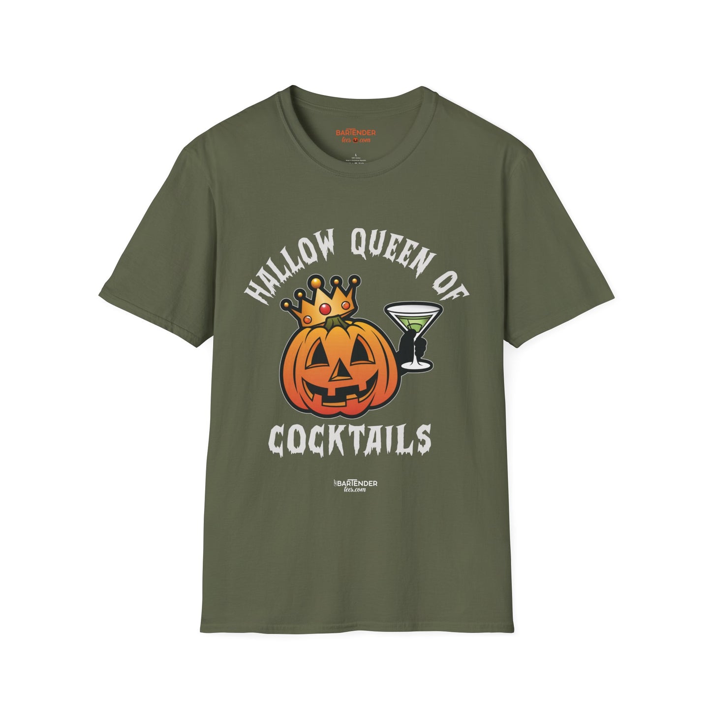 Copy of "Ghoul-ash of Cocktails" Halloween Bartender Softstyle T-Shirt