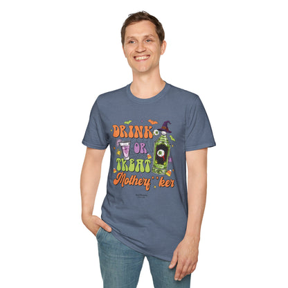 "Drink or Treat Motherf*er" Softstyle Unisex Halloween T-Shirt