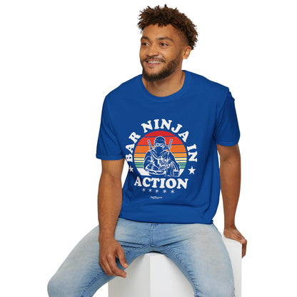 "Bar Ninja in Action" Men's Bartender Tee