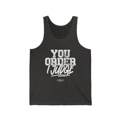 "You order I Judge" Men’s Bartender Tank Top