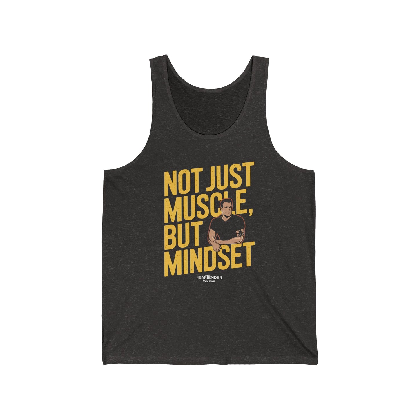 "Not just muscle but mindset" Men’s Bartender Tank Top