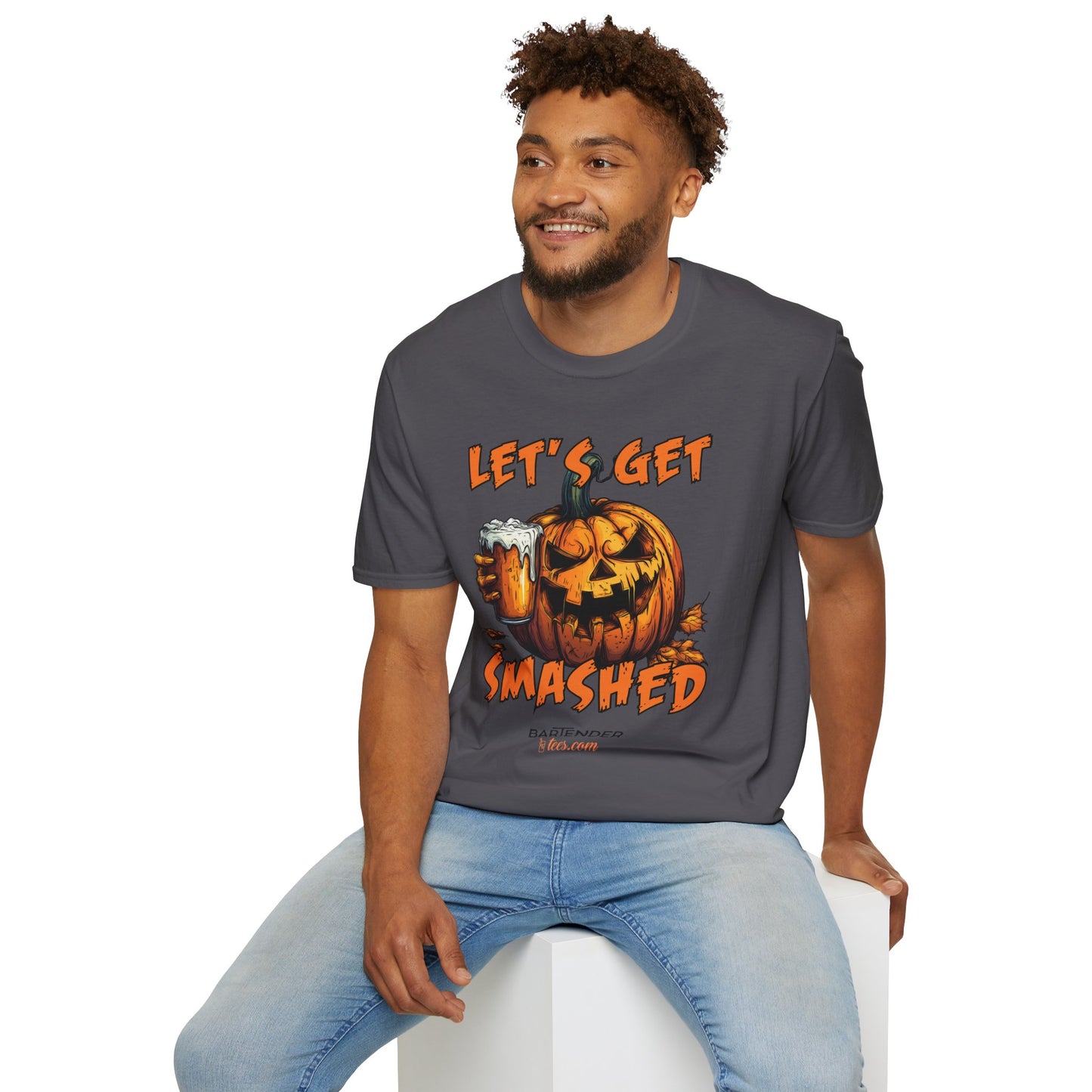 “Let’s Get Smashed”  v2 Halloween Bartender Tee