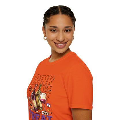 "Drink or Treat" Softstyle Halloween T-Shirt