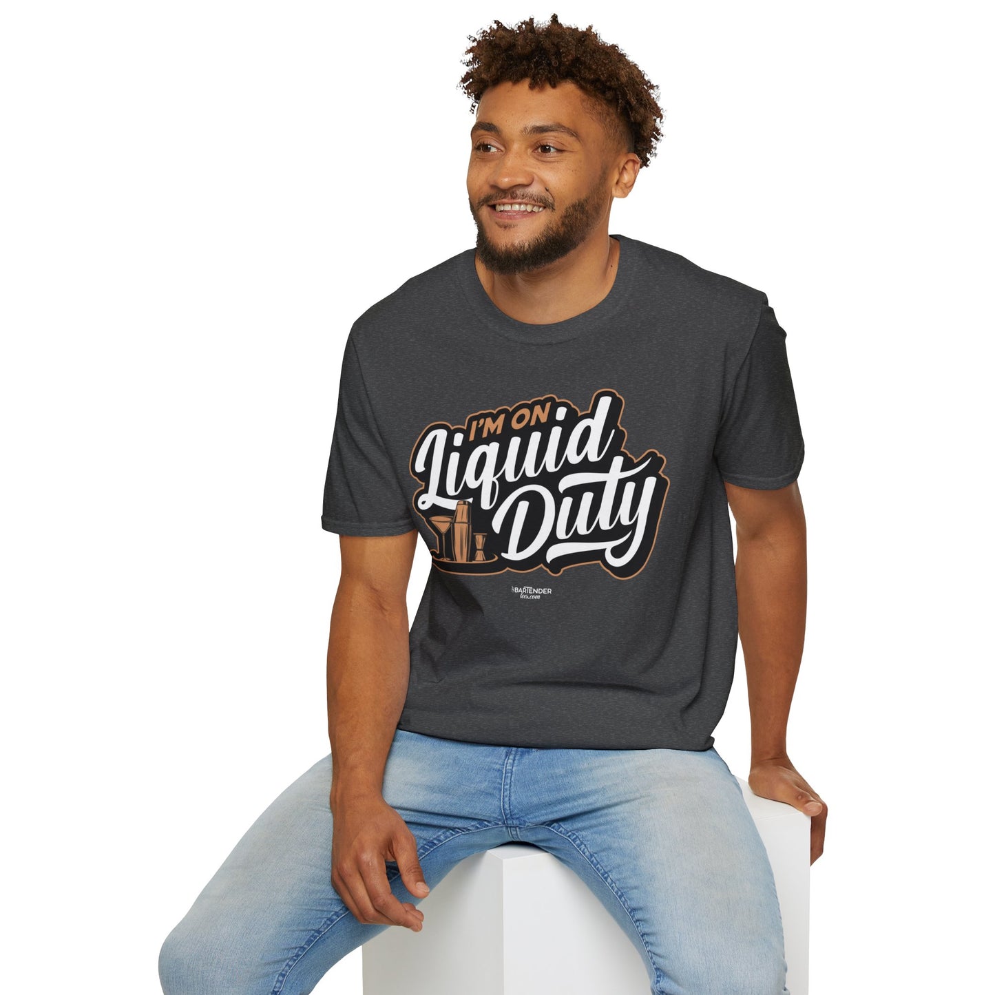 "I'm on Liquid Duty" Men's Bartender Tee