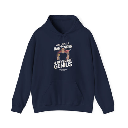 "Not just muscle but mindset" Bartender Hooded Sweatshirt