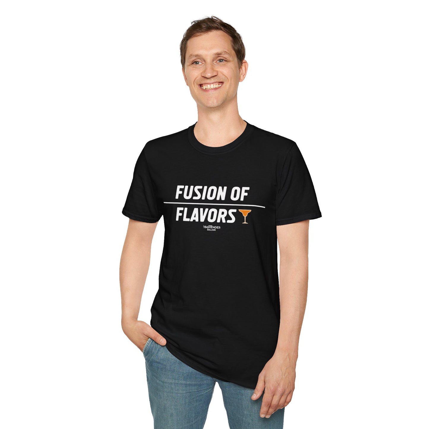 "Fusion of Flavors" Bartender T-shirt