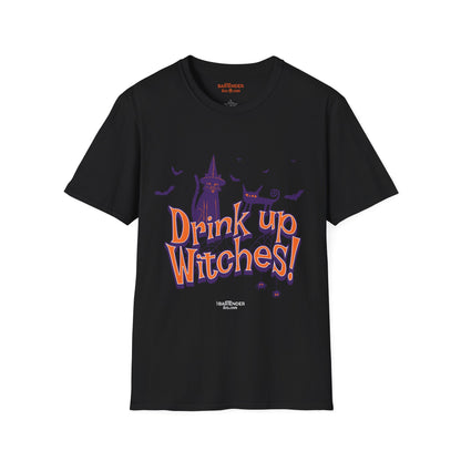 "Drink up Witches" Halloween Bartender Softstyle T-Shirt