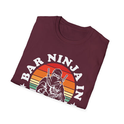 "Bar Ninja in Action" Men's Bartender Tee