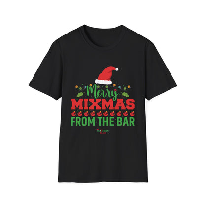 “Merry mixmas from the bar” Unisex Softstyle T-Shirt